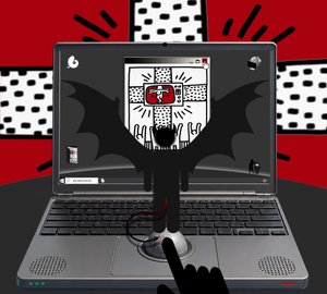 Der Antichrist (III) (aus der Serie WINDOWS) von Alexander Eibach