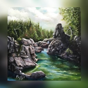 Gebirgsbach in der Stille