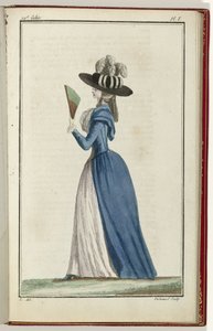 Cabinet des Modes ou les Modes Nouvelles, 15. August 1786, pl. I von A.B. Duhamel
