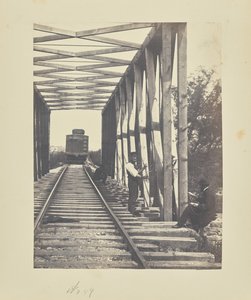 Zerstörung einer Fachwerkbrücke von A.J. Russell