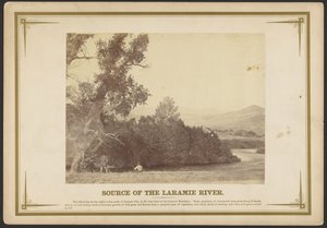 Quelle des Laramie River. Wyoming