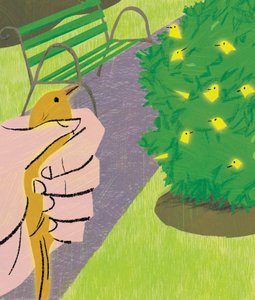 Ein Vogel in der Hand..., 2016 von A.Richard Allen