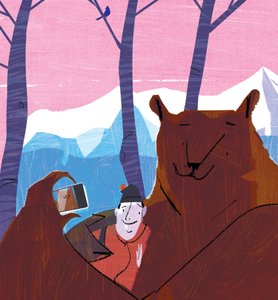 Bären-Selfie, 2015 von A.Richard Allen