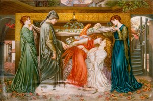 Dantes Traum zur Zeit des Todes von Beatrice, ca. 1900