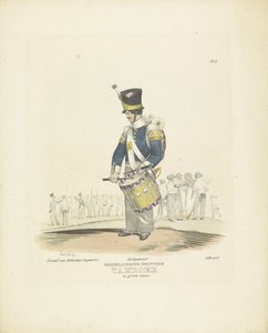 Trommler in großer Uniform, 1820-1825 (Niederländische Infanterie. Trommler in großer Uniform)