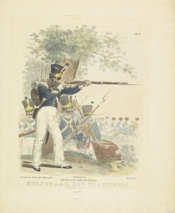 Flankeur in großer Uniform, 1820-1825