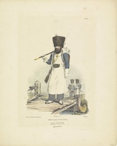Sappeur in großer Uniform, 1820-1825
