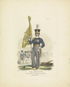 Fahnenträger in großer Uniform, 1820-1825