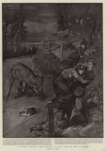 Eine knappe Flucht, der Monarch des Glen auf dem Kriegspfad von A. G. Small