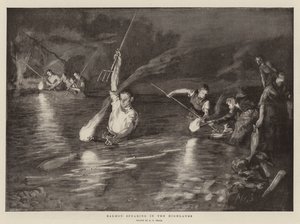 Lachsspeeren in den Highlands von A. G. Small