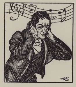 Illustration für Die Essays von Elia von Charles Lamb (Lithographie)