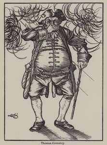 Illustration für The Essays of Elia von Charles Lamb (Lithografie) von A. Garth Jones