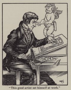 Illustration für The Essays of Elia von Charles Lamb von A. Garth Jones