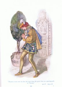 Proteus schickte ihr sogar den Ring, den sie ihm als Abschiedsgeschenk in Verona gegeben hatte (Die zwei Herren aus Verona), aus Tales from Shakespeare, veröffentlicht von Ward Lock & Co Ltd