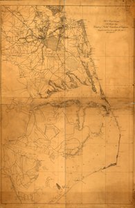 Küste von North Carolina und Virginia