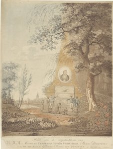 Gedenknadel anlässlich des Todes von Wilhelmina von Preußen von A. Lutz