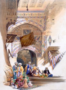 Tor eines Basars, Groß-Kairo, Ägypten, 1846