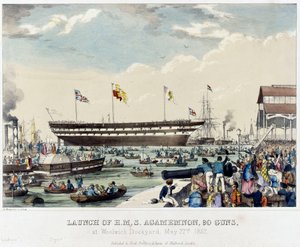 Stapellauf der HMS 