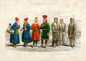 Mongolische Rasse, Lappen und Eskimos
