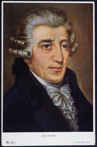 Porträt von Franz Joseph Haydn (1732-1809) von A. Schindler