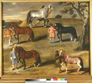 Pferde von William Cavendish, Herzog von Newcastle von A Sijmons