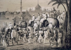 Lucknow, die Hauptstraße, aus 