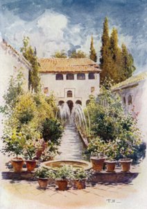 Generalife, Acequia Hof