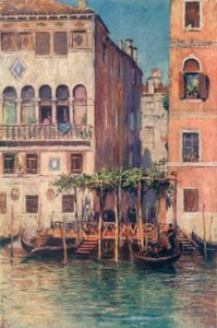 Palazzo Sicher und Traghetto Della Madonnetta von A. Trevor Haddon