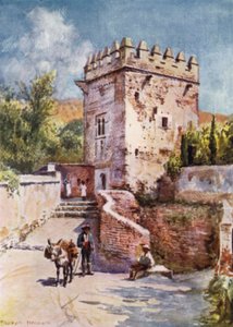 Die Alhambra, Torre de Los Picos von A. Trevor Haddon