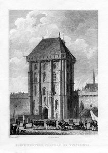 Haupttor, Schloss Vincennes, Paris, 1830
