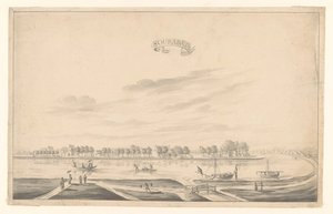 Ansicht von Surabaya (Sourabaya) von A. de Nelly (possibly)