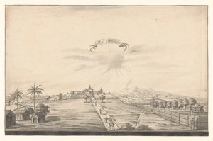 Ansicht der Festung von Salatiga