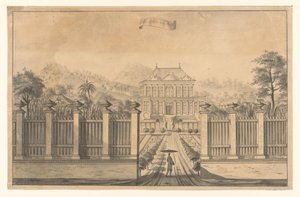 Ansicht des Landguts Bonjon oder Vredestein von A. de Nelly (possibly)