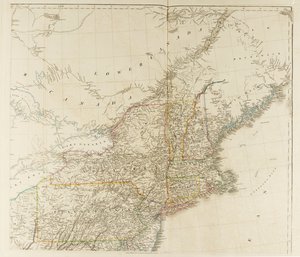 Karte der Vereinigten Staaten von Nordamerika von Aaron Arrowsmith