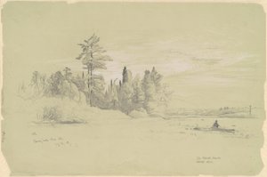 Cherry Lake, Weiße Berge von Aaron Draper Shattuck
