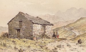 Hütte bei Gorphwysfa, Nordwales von Aaron Edwin Penley