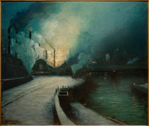 Industrieszene, Pittsburgh von Aaron Henry Gorson