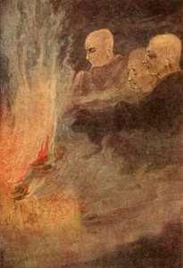 Die endgültige Freilassung (Farblithografie) von Abanindranath Tagore