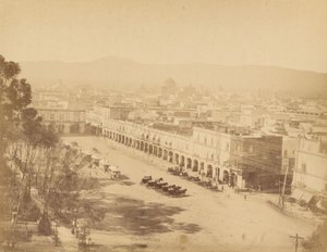Vistas Mexicanas. Mexiko, Mercaderes Portal.