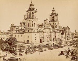 Vistas Mexicanas. Mexiko. Die Kathedrale.