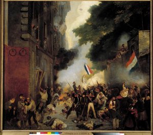 Episode der Revolution von 1830, Julitag: Angriff auf die Kaserne in der Babylonstraße am 29. Juli