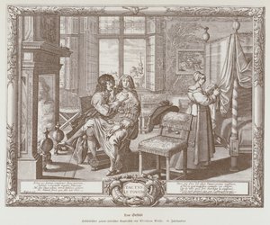 Tactus (der Tastsinn) von Abraham (after) Bosse