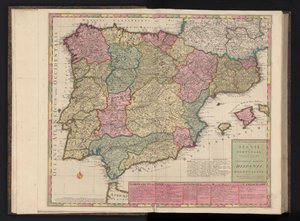 Karte von Spanien und Portugal von Abraham Allard