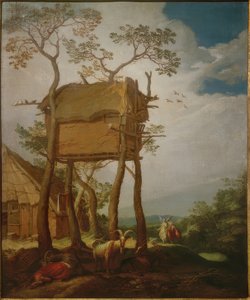 Landschaft mit Tobias und dem Engel von Abraham Bloemaert