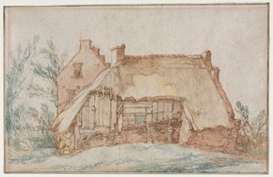 Bauernhaus recto, ca. 1600 von Abraham Bloemaert