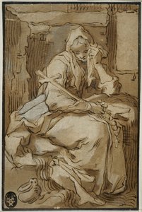 Die heilige Thais von Abraham Bloemaert