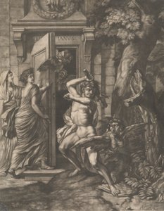 Herkules vor dem Tempel des Janus von Abraham Blooteling