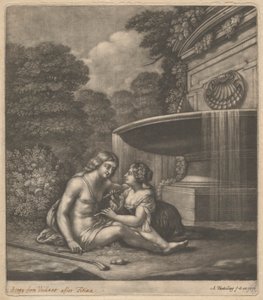 Hirte und Hirtin von Abraham Blooteling