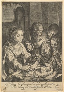 Die Anbetung der Hirten von Abraham Blooteling
