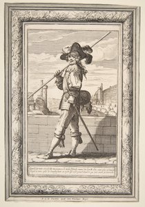 Ein Pikenier, 1632 von Abraham Bosse